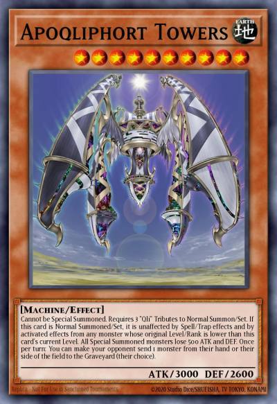Apoqliphort Towers Rare NECH-EN026 The New Challengers Yugioh card