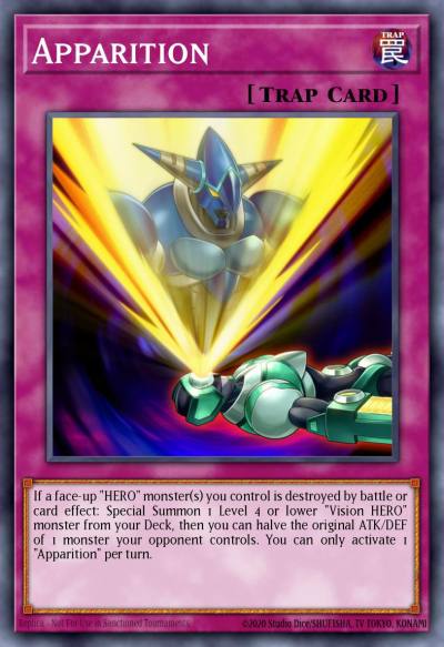 Apparition Common BLC1-EN087 Battles of Legend Chapter 1 Yugioh card