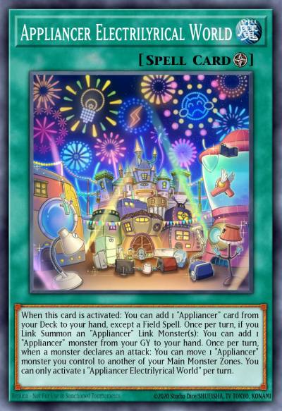 Appliancer Electrilyrical World Ultra Rare BLAR-EN045 Battles of Legend Armageddon Yugioh card