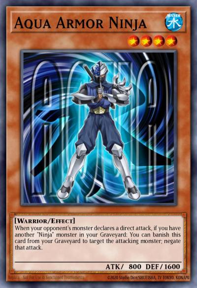 Aqua Armor Ninja Common ORCS-EN015 Order of Chaos Yugioh card