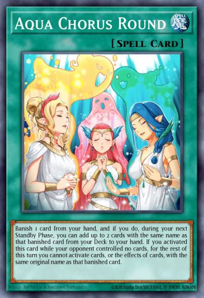 Aqua Chorus Round Common MP24-EN378 25th Anniversary Tin Dueling Mirrors Yugioh card