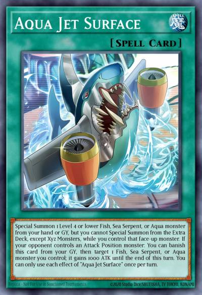 Aqua Jet Surface Common MP25-EN416 2025 Mega-Pack Tin Yugioh card