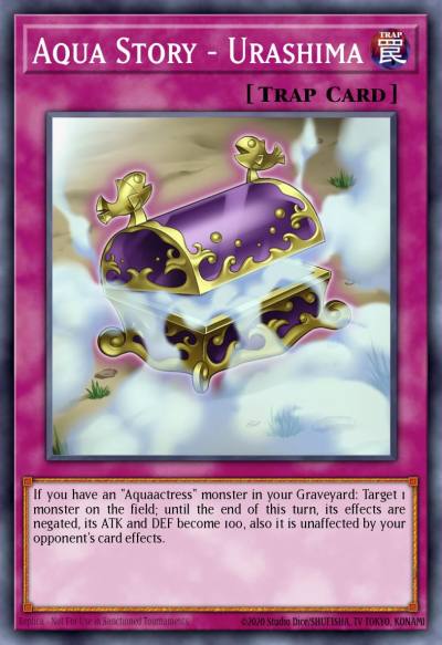 Aqua Story - Urashima Super Rare DRL2-EN045 Dragons of Legend 2 Yugioh card
