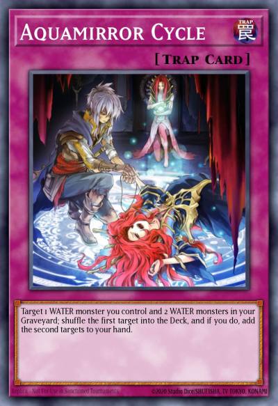 Aquamirror Cycle Common GAOV-EN079 Galactic Overlord Yugioh card