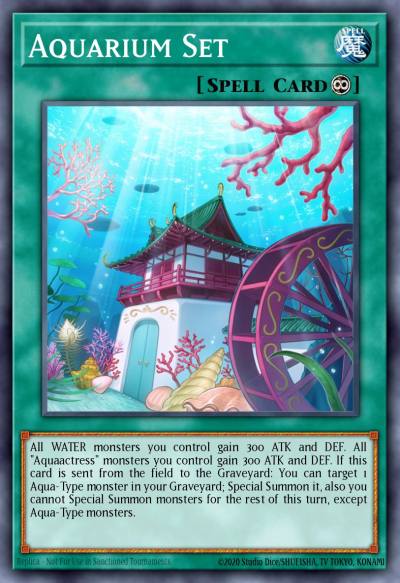 Aquarium Set Super Rare DRL2-EN043 Dragons of Legend 2 Yugioh card