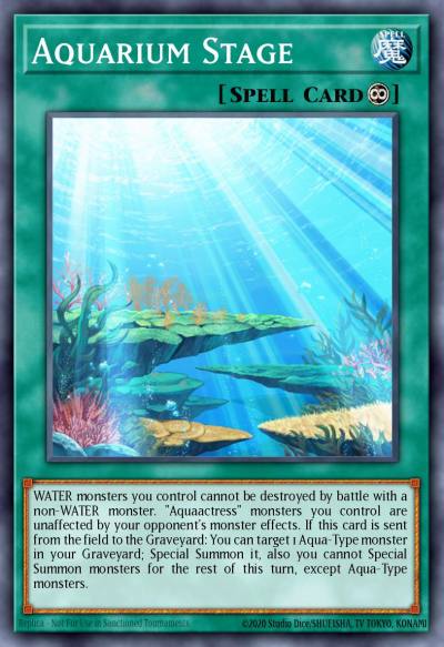 Aquarium Stage Super Rare DRL2-EN042 Dragons of Legend 2 Yugioh card