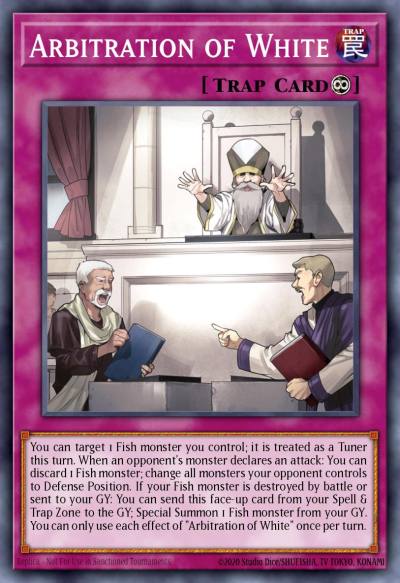Arbitration of White Ultra Rare BLTR-EN036 Battles of Legend Terminal Revenge Yugioh card