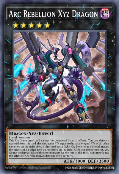 Arc Rebellion Xyz Dragon Super Rare MP21-EN191 2021 Tin of Ancient Battles Yugioh card