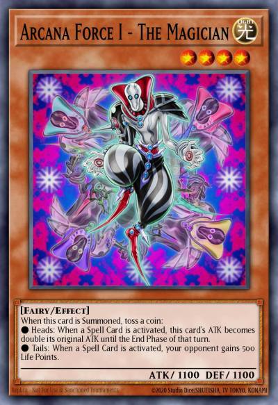 Arcana Force I - The Magician Common LODT-EN009 Light of Destruction Yugioh card