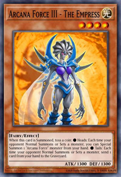 Arcana Force III - The Empress Common LODT-EN010 Light of Destruction Yugioh card