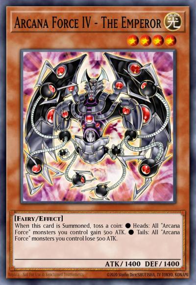 Arcana Force IV - The Emperor Common LODT-EN011 Light of Destruction Yugioh card
