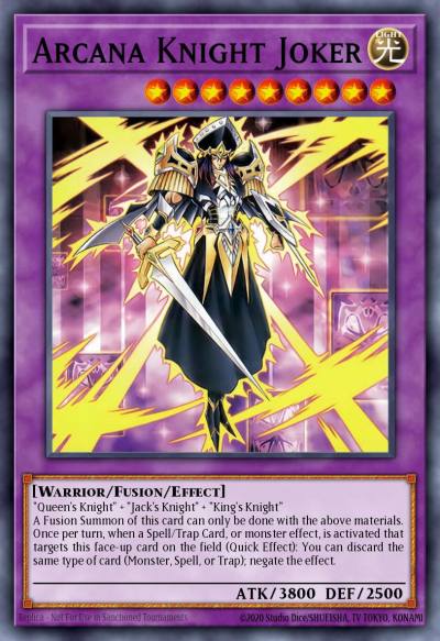 Arcana Knight Joker Rare ANPR-EN090 Ancient Prophecy Yugioh card