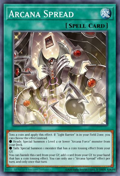 Arcana Spread Common SUDA-EN054 Supreme Darkness Yugioh card