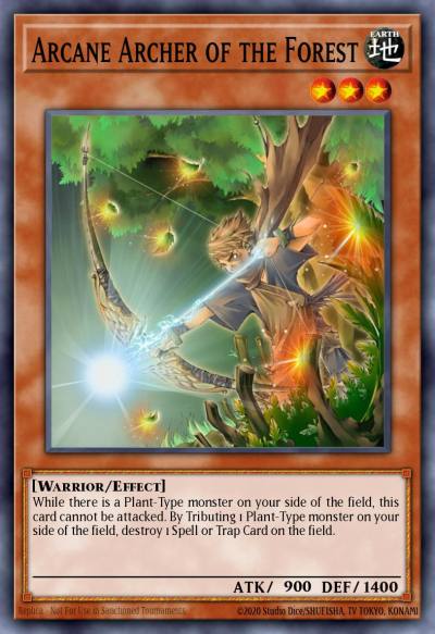 Arcane Archer of the Forest Common AST-029 Ancient Sanctuary Yugioh card