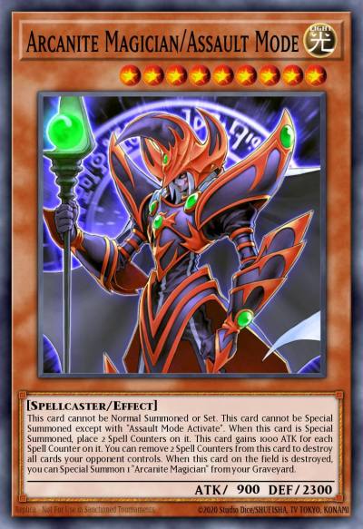 Arcanite Magician/Assault Mode Ultimate Rare CRMS-EN021 Crimson Crisis Yugioh card