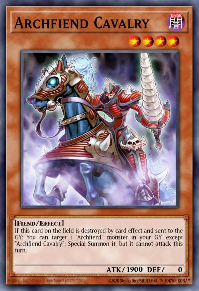 Archfiend Cavalry Rare MP14-EN083 2014 Mega-Tin Mega Pack Yugioh card