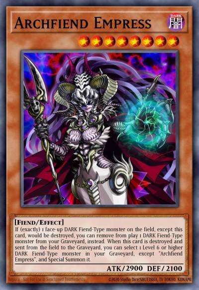 Archfiend Empress Ultra Rare LDS3-EN007 Legendary Duelists Season 3 Yugioh card
