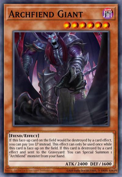 Archfiend Giant Rare MP14-EN181 2014 Mega-Tin Mega Pack Yugioh card