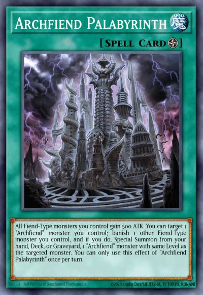 Archfiend Palabyrinth Rare MP14-EN105 2014 Mega-Tin Mega Pack Yugioh card