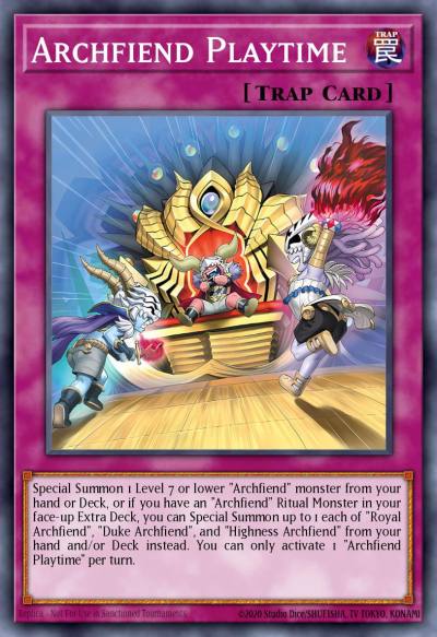 Archfiend Playtime Common BPRO-EN073 Burst Protocol Yugioh card