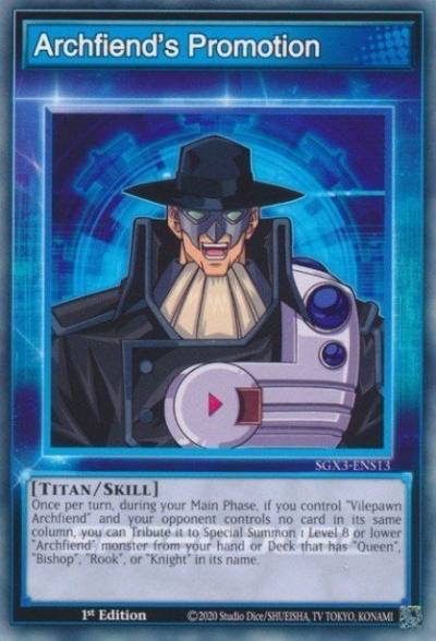 Archfiends Promotion Common SGX3-ENS13 Speed Duel GX Duelists of Shadows Yugioh card