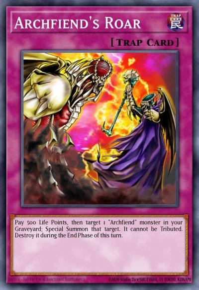 Archfiends Roar Common AP03-EN025 Astral Pack Three Yugioh card