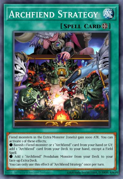 Archfiend Strategy Common BPRO-EN060 Burst Protocol Yugioh card