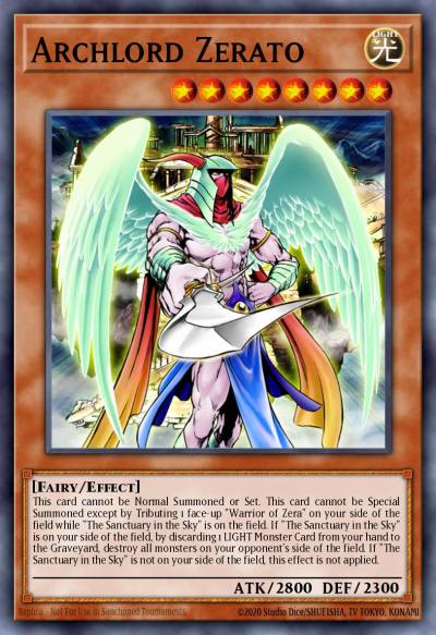 Archlord Zerato Ultra Rare AST-034 Ancient Sanctuary Yugioh card