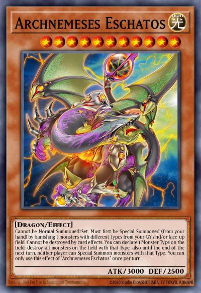 Archnemeses Eschatos Ultra Rare ETCO-EN009 Eternity Code Yugioh card