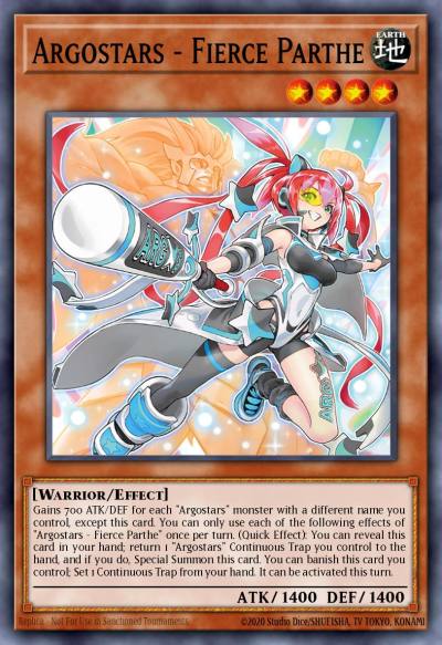 Argostars - Fierce Parthe Super Rare ALIN-EN020 Alliance Insight Yugioh card