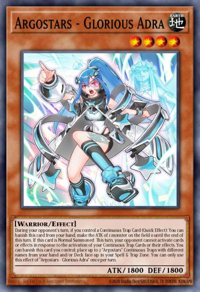 Argostars - Glorious Adra Quarter Century Secret Rare SUDA-EN010 Supreme Darkness Yugioh card