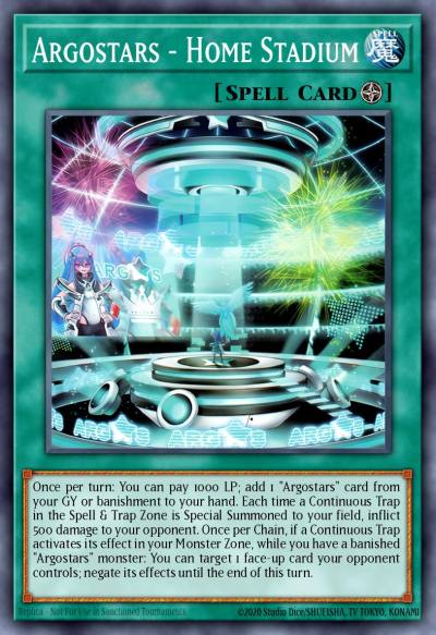 Argostars - Home Stadium Super Rare SUDA-EN058 Supreme Darkness Yugioh card