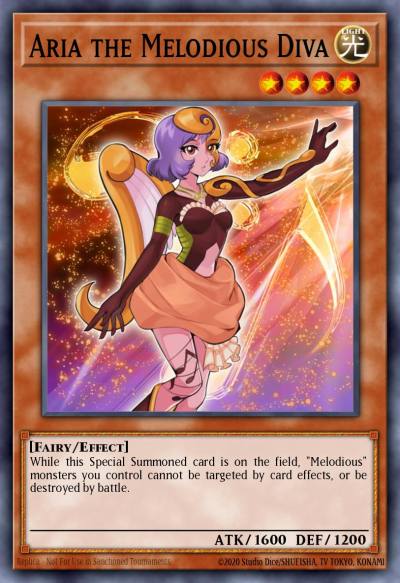 Aria the Melodious Diva Common MP15-EN070 2015 Mega-Tin Mega Pack Yugioh card