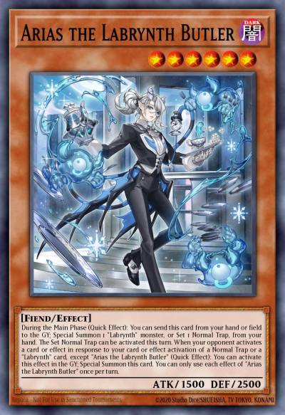 Arias the Labrynth Butler Prismatic Secret Rare MP24-EN116 25th Anniversary Tin Dueling Mirrors Yugioh card
