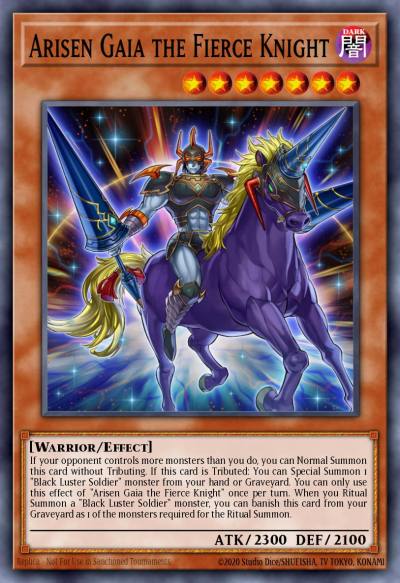 Arisen Gaia the Fierce Knight Rare MP16-EN238 2016 Mega-Tin Mega Pack Yugioh card