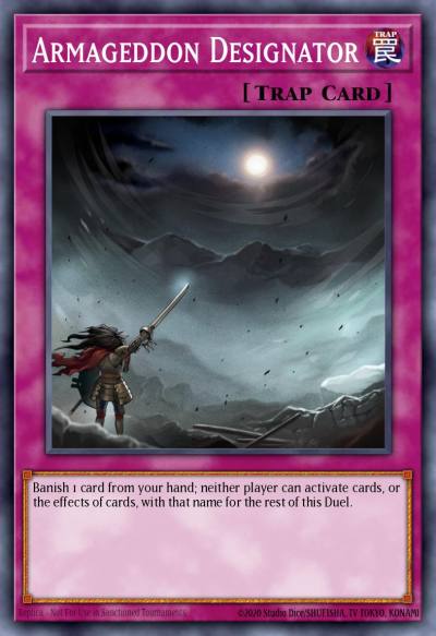Armageddon Designator Common MP14-EN112 2014 Mega-Tin Mega Pack Yugioh card