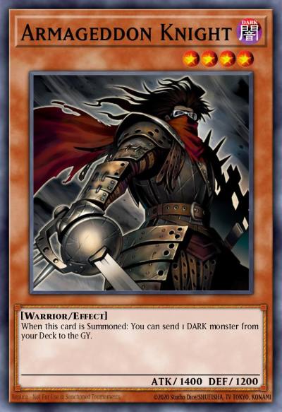 Armageddon Knight Super Rare DASA-EN040 Dark Saviors Yugioh card