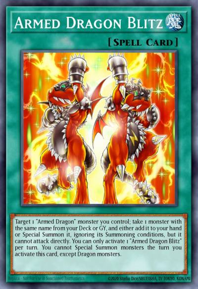 Armed Dragon Blitz Common MP22-EN030 2022 Tin of the Pharaohs Gods Yugioh card