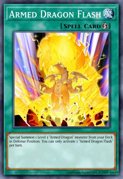 Armed Dragon Flash Rare MP22-EN029 2022 Tin of the Pharaohs Gods Yugioh card