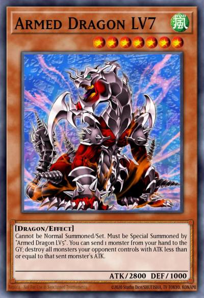 Armed Dragon LV7 Ultra Rare DR3-EN015 Dark Revelation Volume 3 Yugioh card