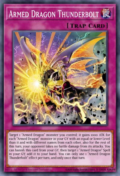 Armed Dragon Thunderbolt Common MP22-EN038 2022 Tin of the Pharaohs Gods Yugioh card