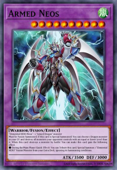 Armed Neos Quarter Century Secret Rare BLMR-EN002 Battles of Legend Monstrous Revenge Yugioh card