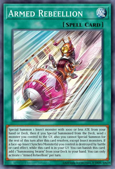 Armed Rebeellion Common ROTA-EN051 Rage of the Abyss Yugioh card