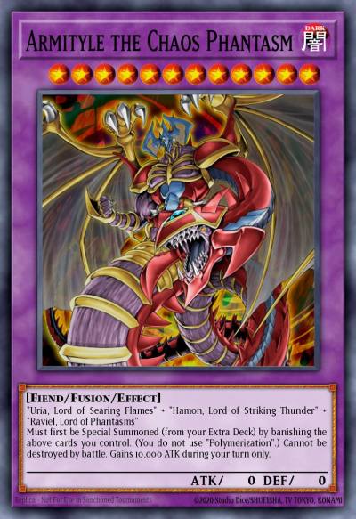 Armityle the Chaos Phantasm Secret Rare ANPR-EN091 Ancient Prophecy Yugioh card