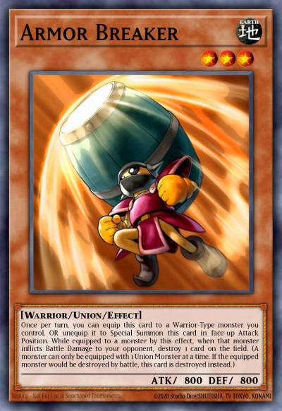 Armor Breaker Rare DP06-EN009 Duelist Pack Jaden Yuki 3 Yugioh card