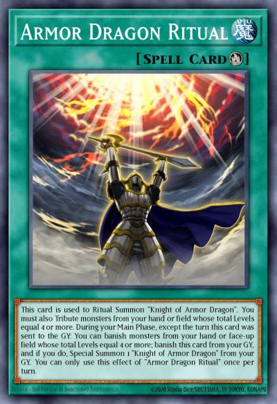 Armor Dragon Ritual Common BLVO-EN064 Blazing Vortex Yugioh card