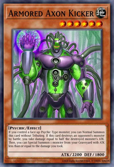 Armored Axon Kicker Common ANPR-EN029 Ancient Prophecy Yugioh card