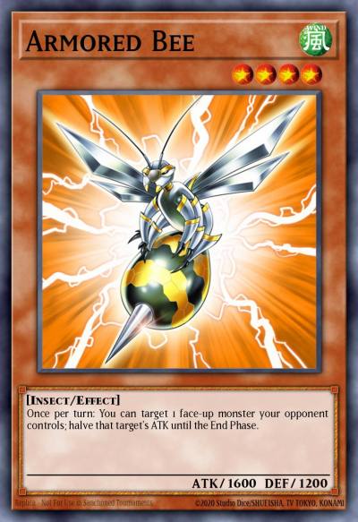 Armored Bee Super Rare PRC1-EN007 Premium Collection Tin Yugioh card