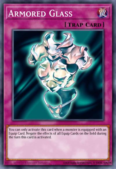 Armored Glass Common PSV-019 Pharaohs Servant Yugioh card