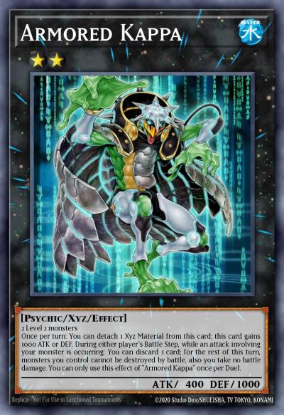 Armored Kappa Super Rare SHSP-EN097 Shadow Specters Yugioh card